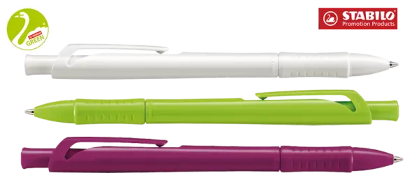 Stylo-bille bleu Stabilo GREENfancy