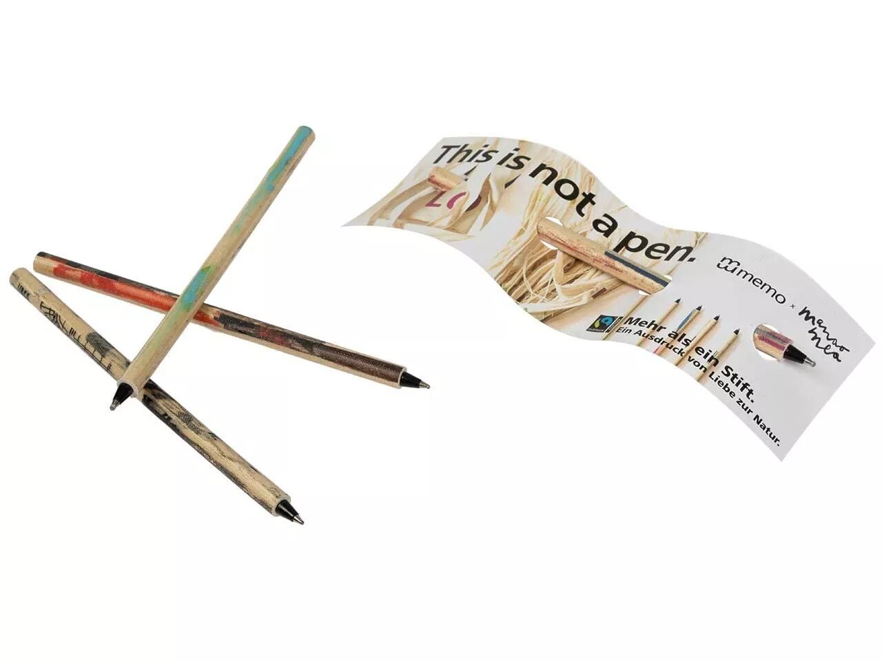 Stylo bille en r&eacute;sidus de fibres