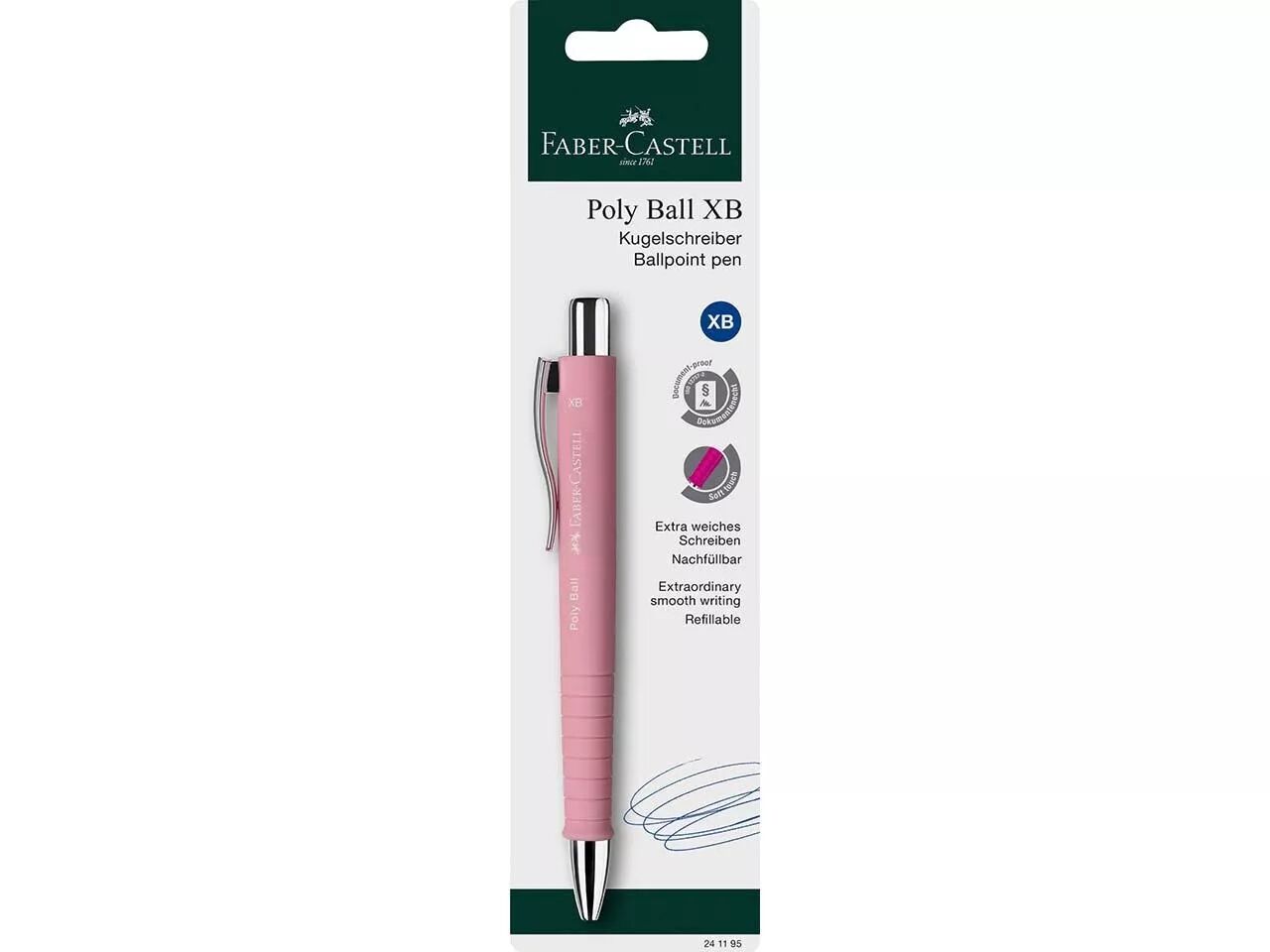 Stylo bille r&eacute;tractable Faber-Castell \ Poly Ball\  XZ