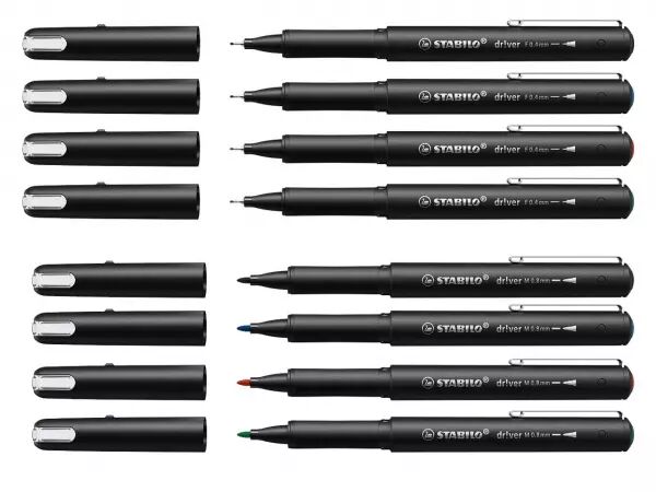 Stylo-feutre fin Stabilo � dr!ver �