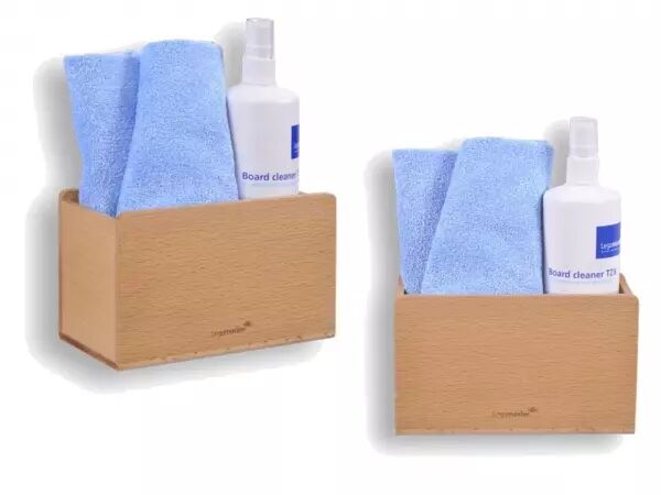 Support aimant� WOODEN en bois FSC� pour accessoires de tableau