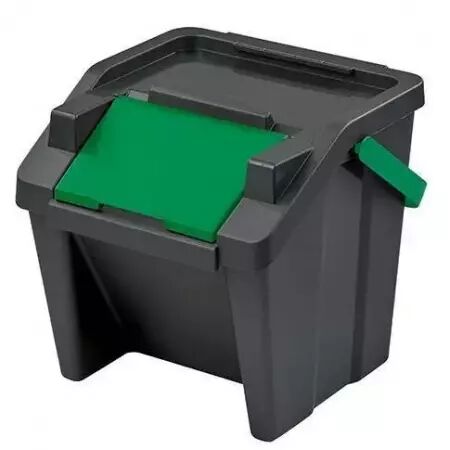 Système de tri des déchets \ Tower\ , en plastique recyclé,  30 litres