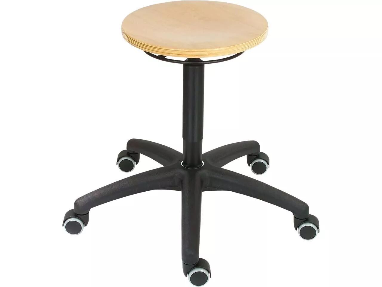 Tabouret &agrave; roulettes