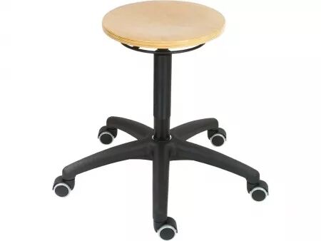 Tabouret &agrave; roulettes
