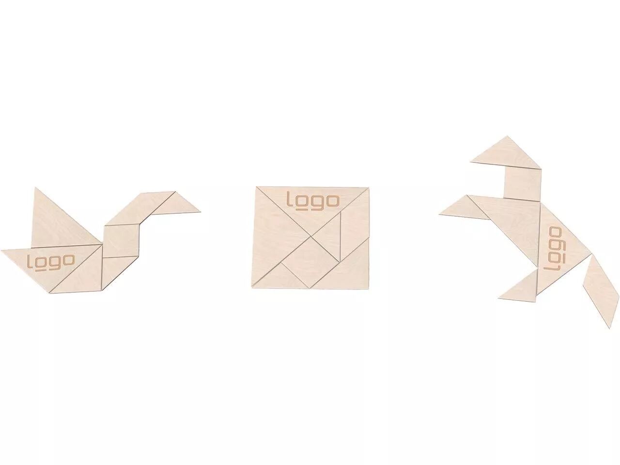 Tangram en bois FSC