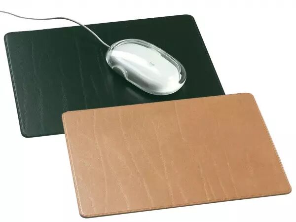 Tapis de souris en cuir recycl�, � personnaliser