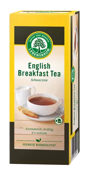 Th� noir English Breakfast, 20 sachets de 2 g