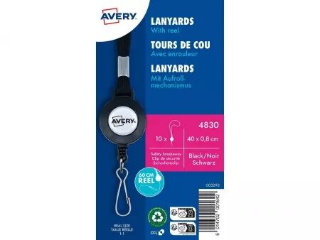 Tours de cou avec enrouleur Avery