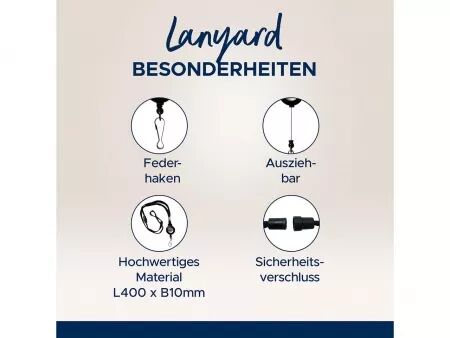 Tours de cou avec enrouleur Avery