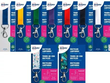 Tours de cou plastique recycl&eacute; Avery