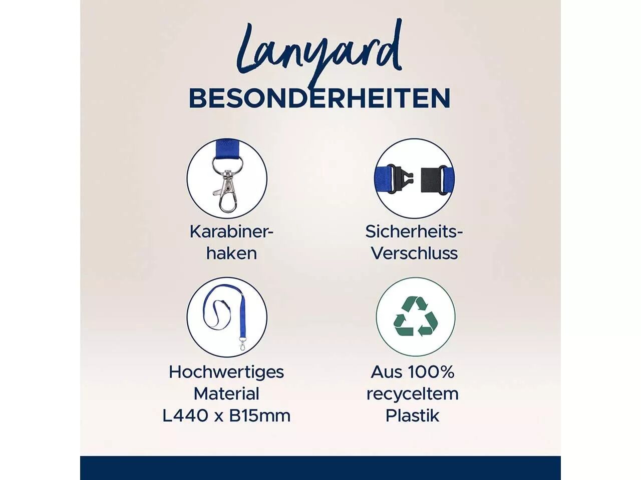 Tours de cou plastique recycl&eacute; Avery