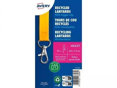 Tours de cou plastique recycl&eacute; Avery