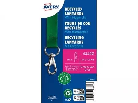 Tours de cou plastique recycl&eacute; Avery