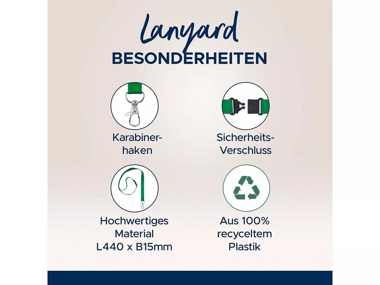 Tours de cou plastique recycl&eacute; Avery