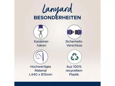 Tours de cou plastique recycl&eacute; Avery