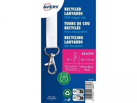 Tours de cou plastique recycl&eacute; Avery