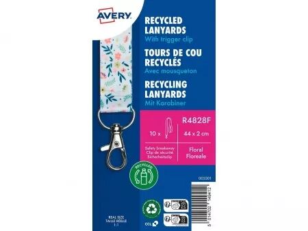 Tours de cou plastique recycl&eacute; Avery