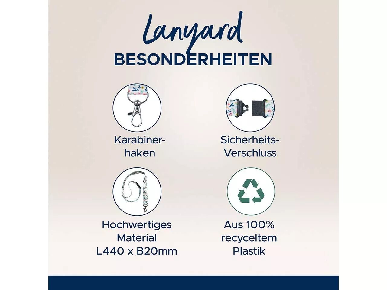 Tours de cou plastique recycl&eacute; Avery