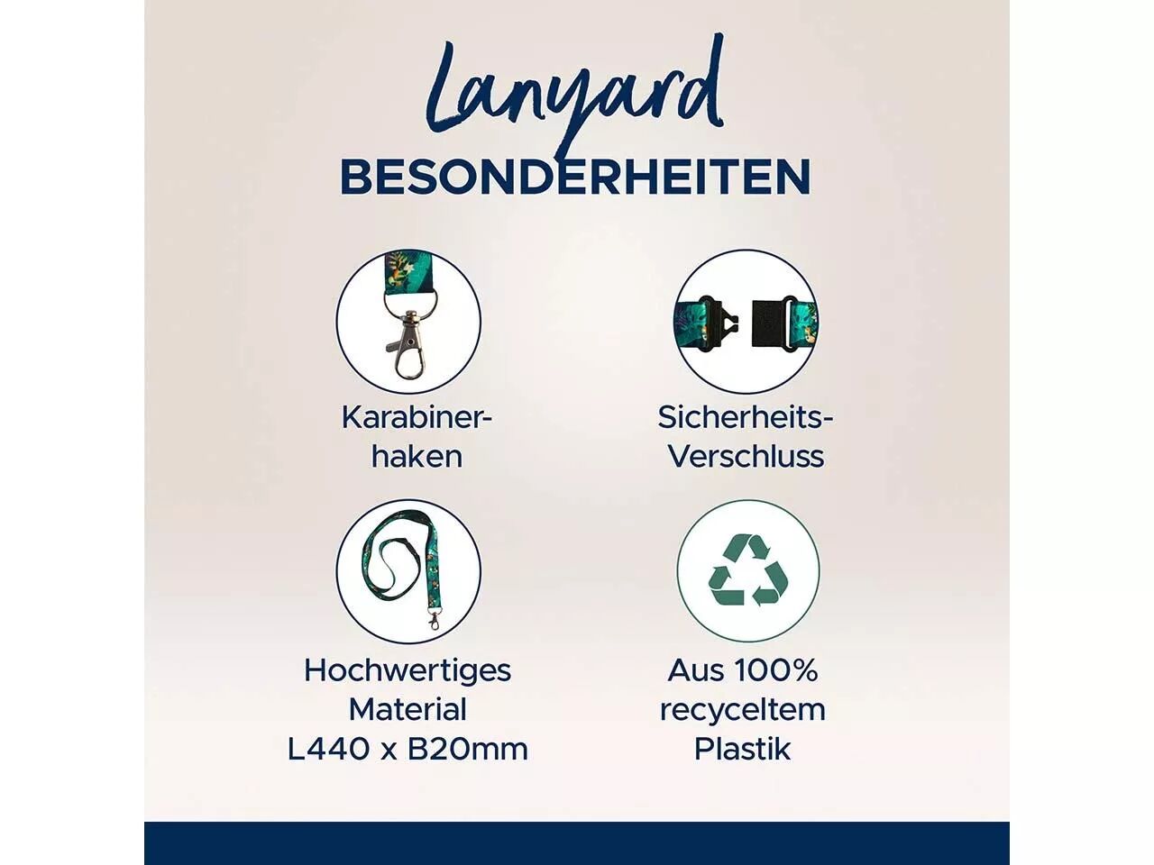 Tours de cou plastique recycl&eacute; Avery