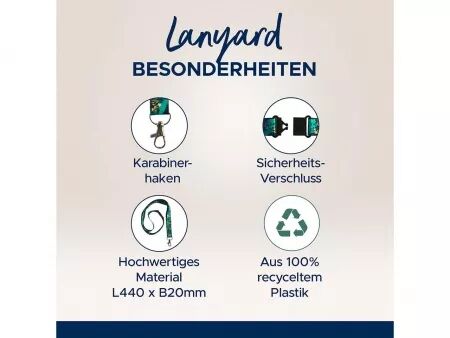 Tours de cou plastique recycl&eacute; Avery