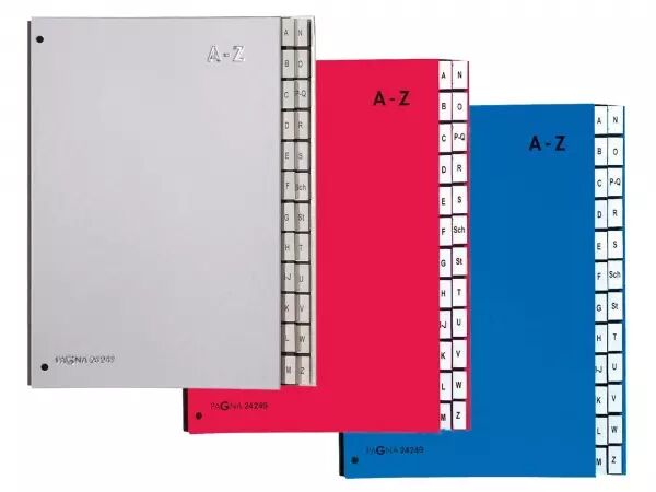 Trieur carton recycl� 24 onglets PP