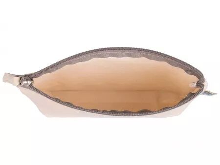 Trousse coton bio &agrave; fermeture &agrave; glissi&egrave;re, L225xP35xH130 mm
