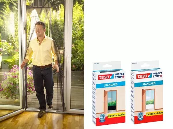 Voile moustiquaire pour porte