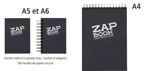 ZAP Book 100% recycl� 320 pages